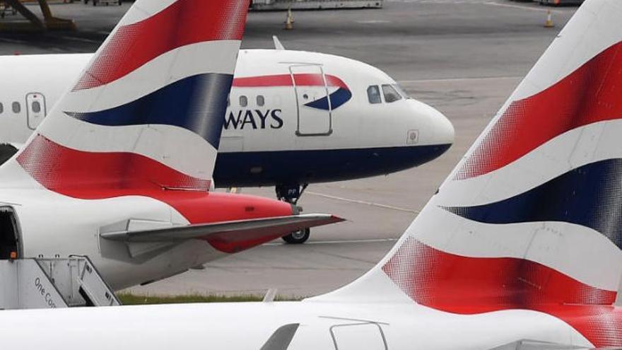 Aviones de British Airways.