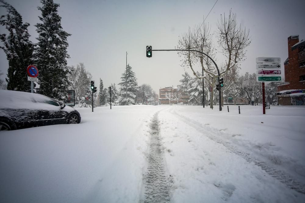 La gran nevada a Madrid aquest 9 de gener del 2021