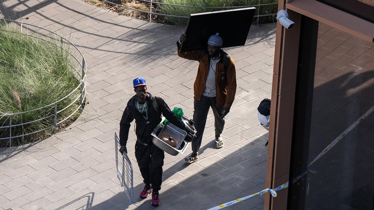 Desalojo de la nave La Escocesa