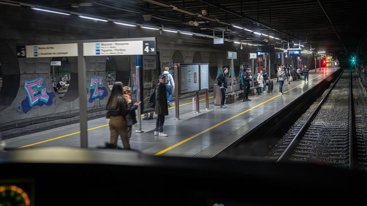 Estación de Rodalies en El Clot.