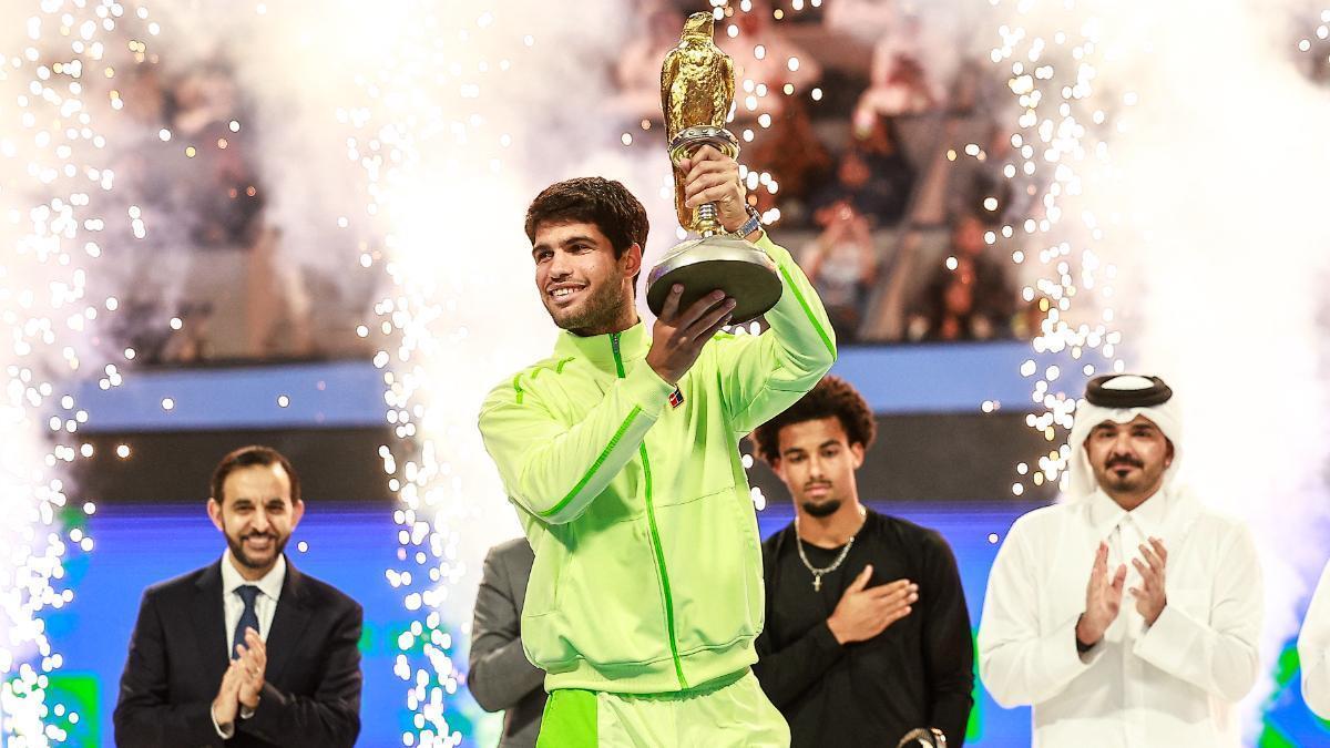 ¡Alcaraz sigue haciendo historia y consigue ganar el Doha!
