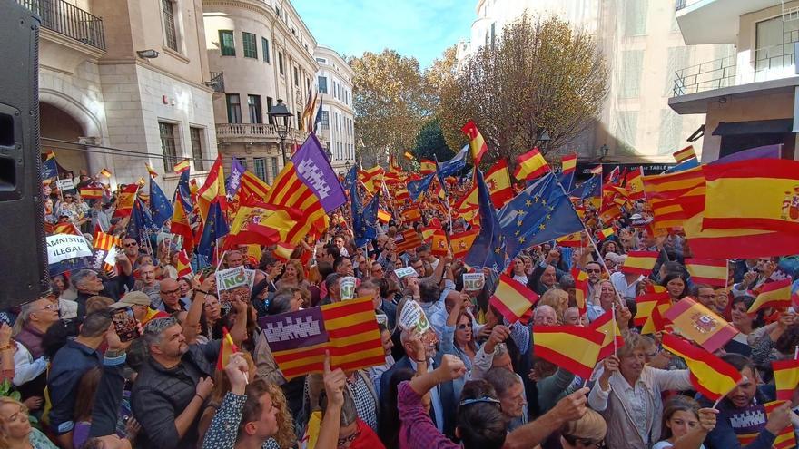 Erneuter Protest auf Mallorca gegen die Amnestie für Separatisten