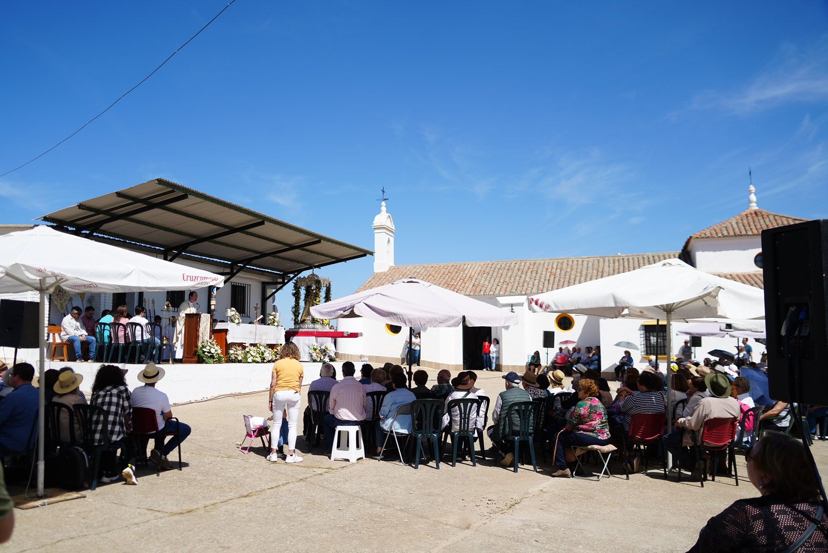 La romería de la Virgen de la Antigua en Hinojosa del Duque, en imágenes