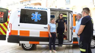 Adquieren la primera ambulancia en propiedadpara Protección Civil en Cartagena