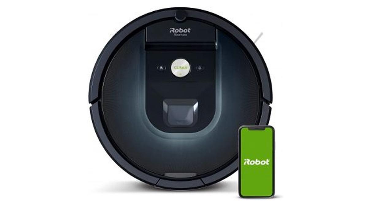 El robot aspirador Wi-Fi iRobot Roomba 981.