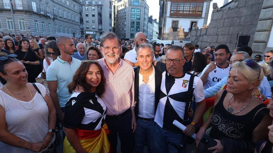 Manifestación por Ceuta en Pontevedra, con Mariano Rajoy