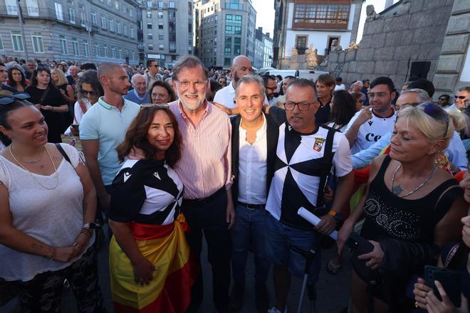 Manifestación por Ceuta en Pontevedra, con Mariano Rajoy