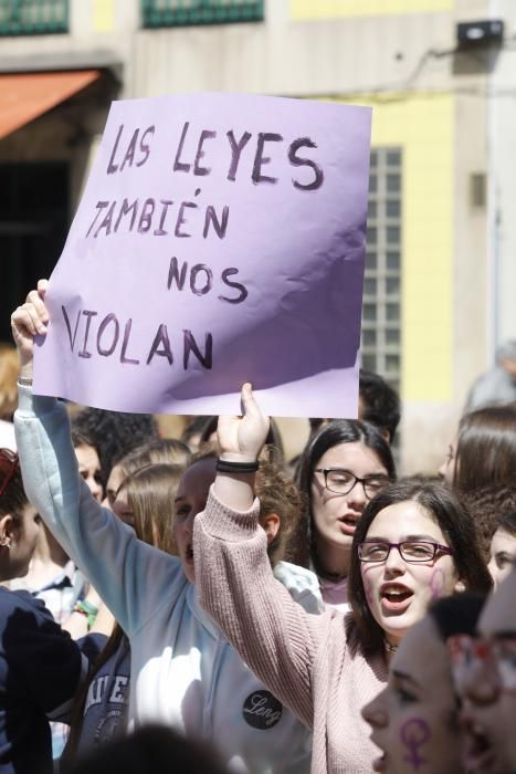 Manifestación en Gijón.