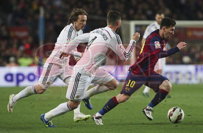 F.C. Barcelona, 2 - Real Madrid, 1