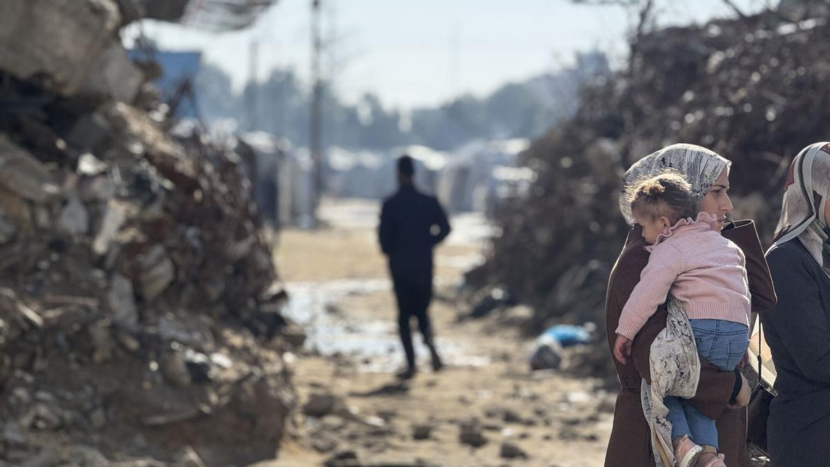 Una calle de la ciudad de Gaza este jueves. EFE/ Ahmad Awad