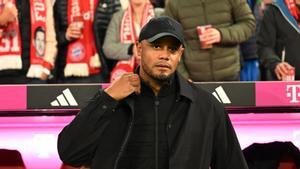 Vincent Kompany, instantes antes del último partido del Bayern frente al Stuttgart