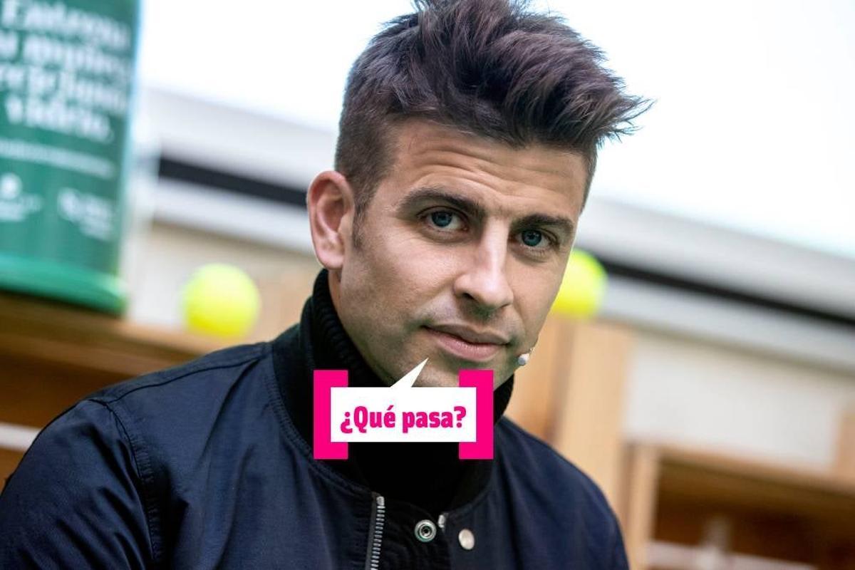 Gerard Piqué en una presentación, en Madrid