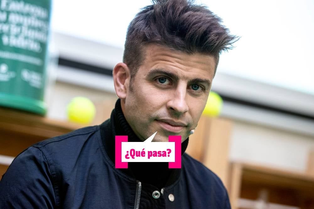 Gerard Piqué en una presentación, en Madrid