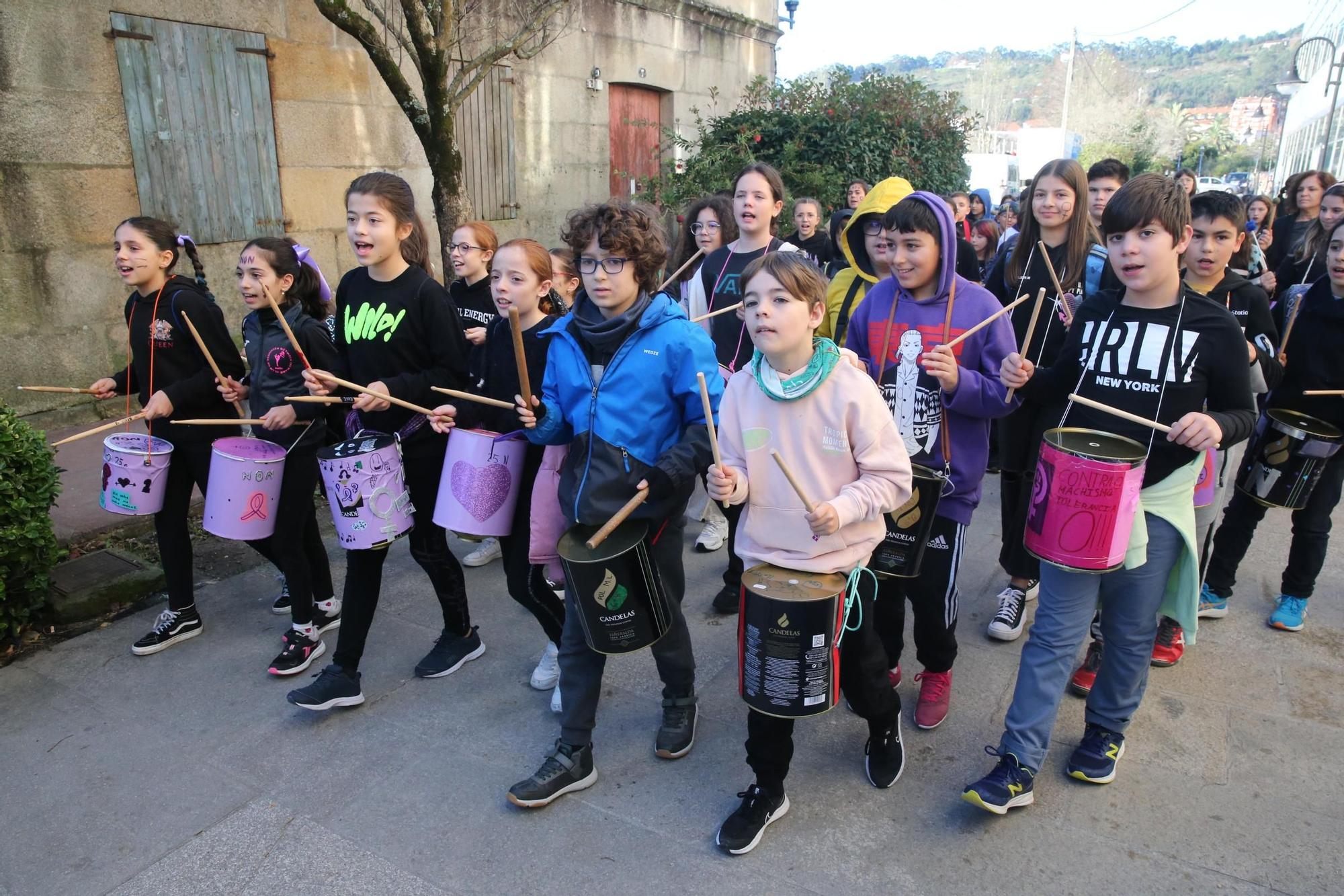 Los colegios, protagonistas en la previa del 25-N en O Morrazo