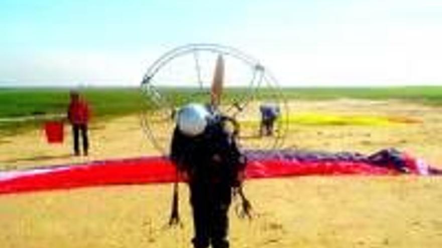 Alburquerque, cita del paramotor