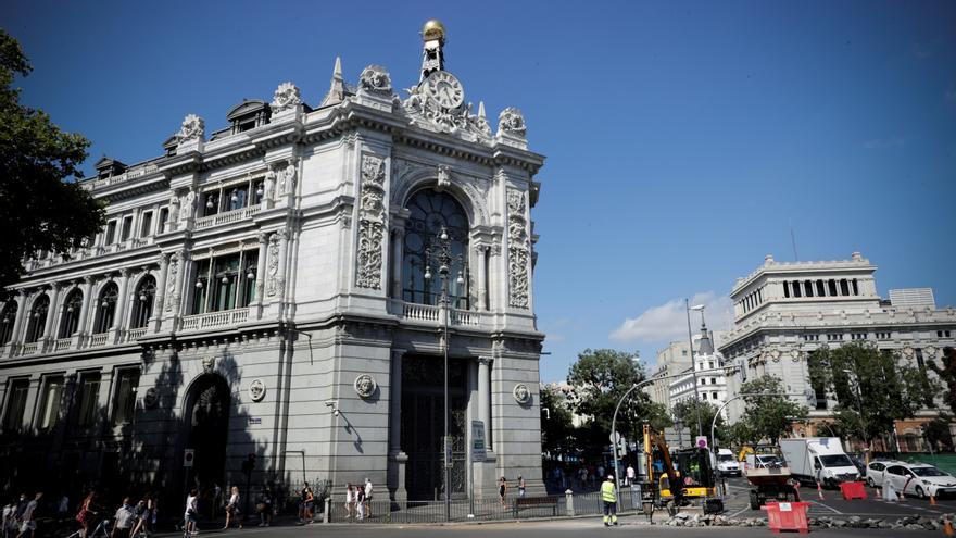 Fachada del Banco de España.