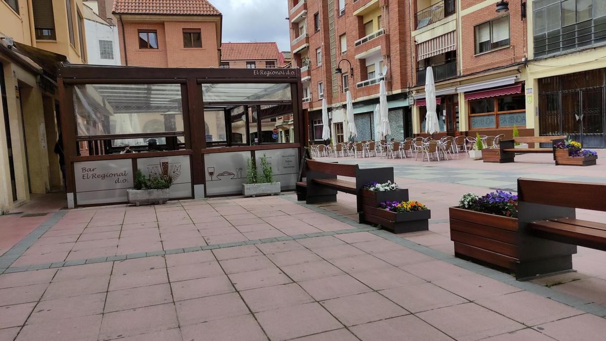 Zona centro de Benavente.