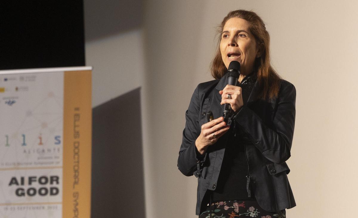 La directora de la Fundación Ellis Alicante, Nuria Oliver