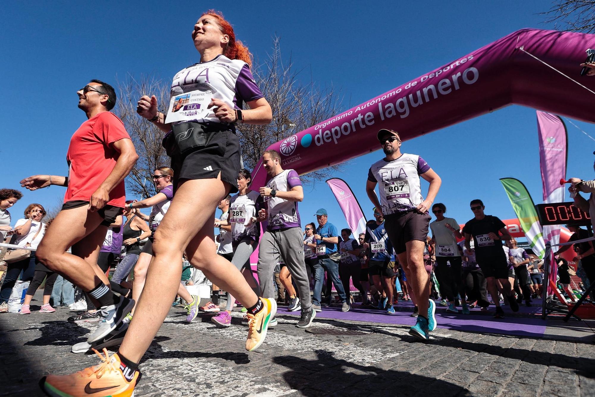 I Carrera por la ELA en La Laguna