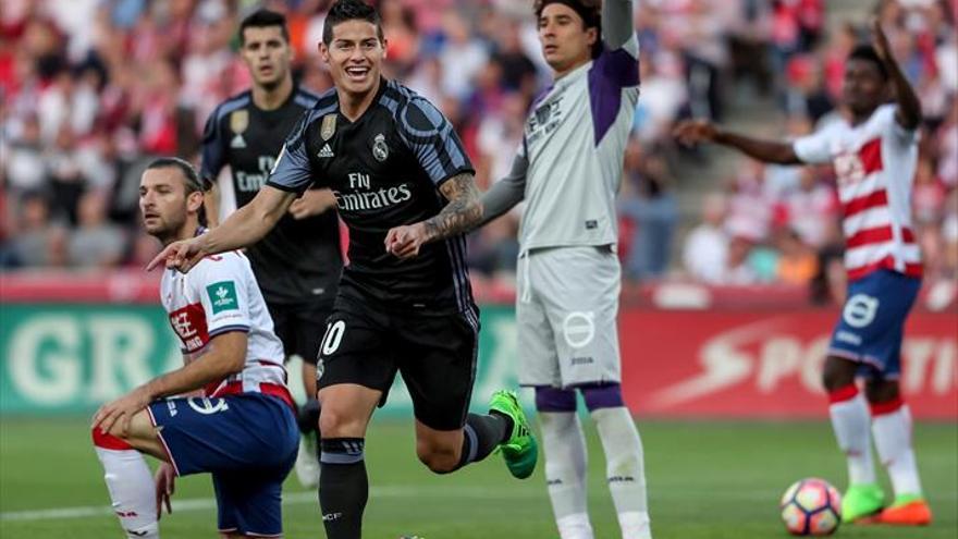 El Real Madrid golea con mucha facilidad al descendido Granada