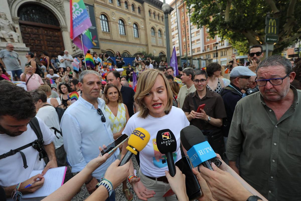 Manifestación del Día del Orgullo LGTBI en Zaragoza