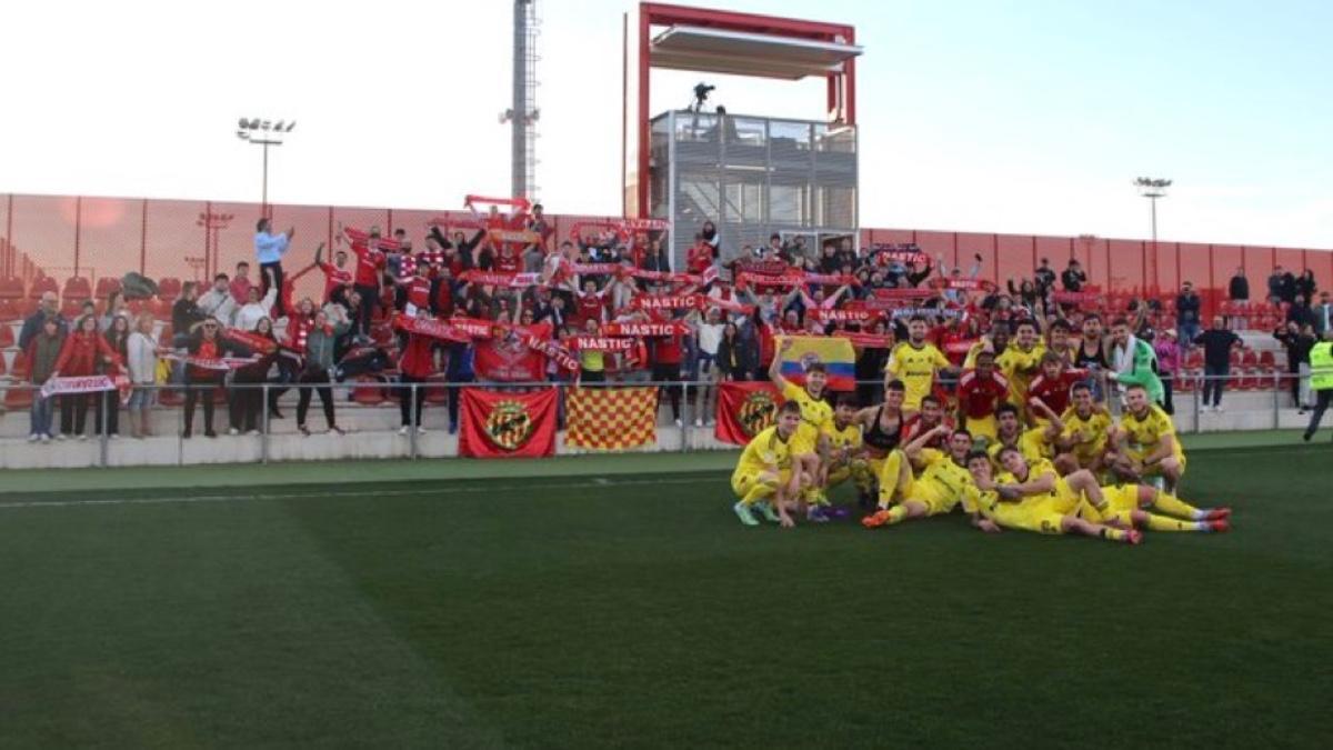 La alegría tarraconense con los aficionados desplazados