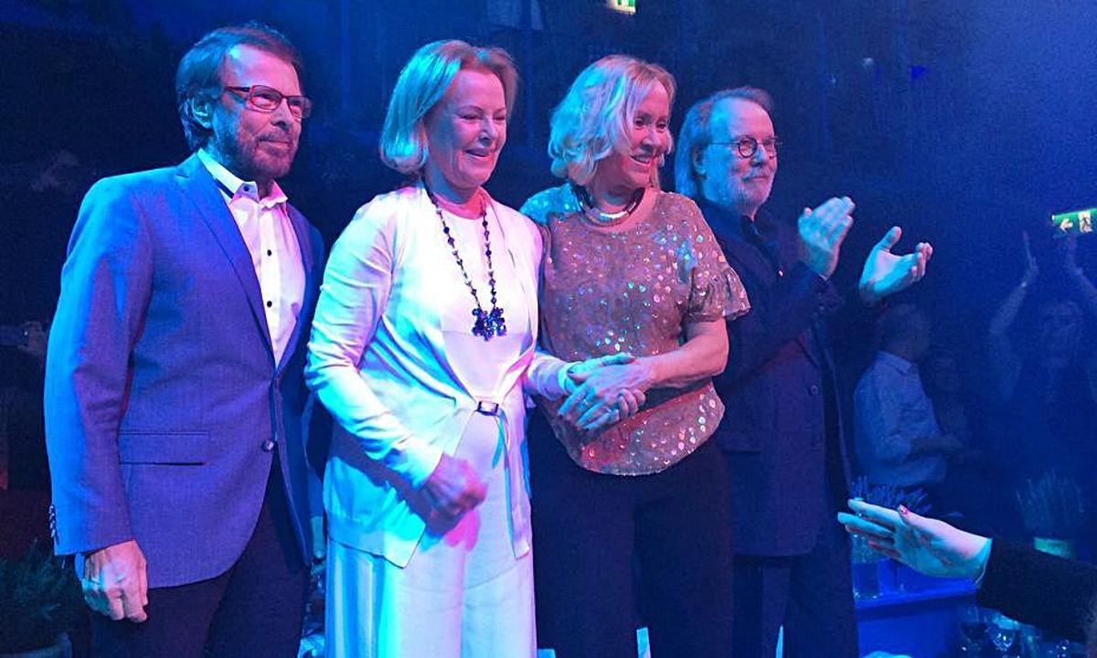 Los componentes de Abba, en un homenaje en 2016. | // ANDERS WESTING