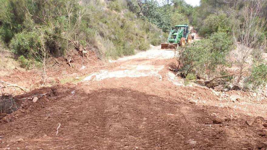 Segorbe repara los caminos rurales tras las lluvias