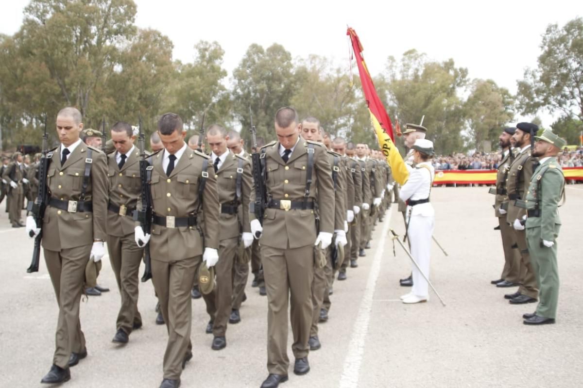 Jura de bandera en el Cefot de Cáceres