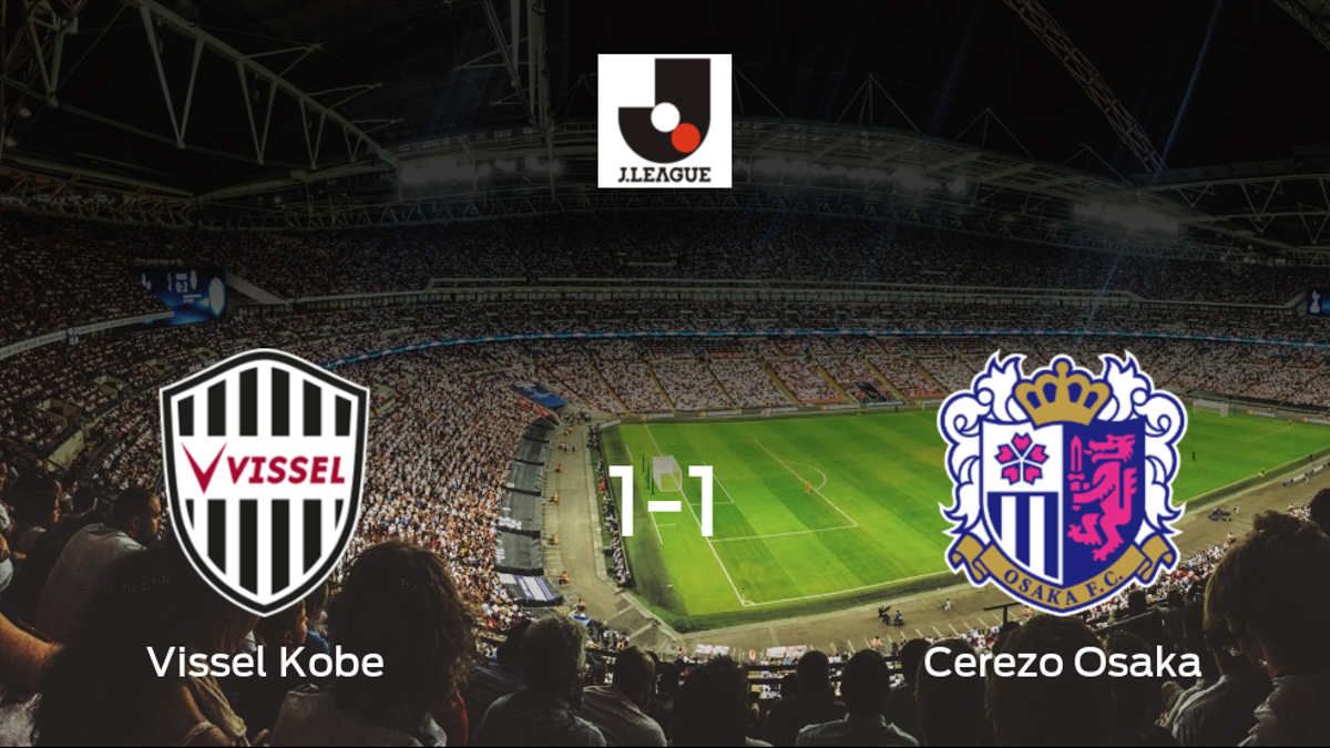 Reparto de puntos entre el Vissel Kobe y el Cerezo Osaka (1-1)