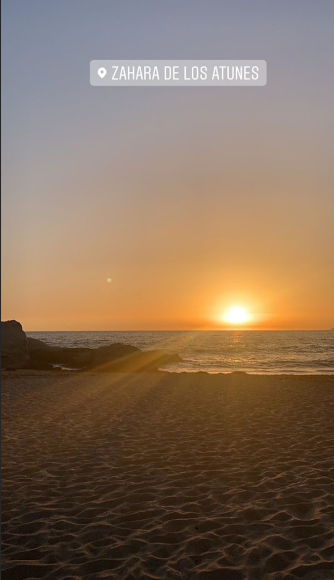 Puesta de sol de Carlos Right en Zahara de los Atunes