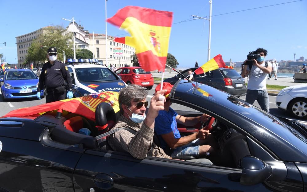 "Caravana por España y por la libertad" en Coruña