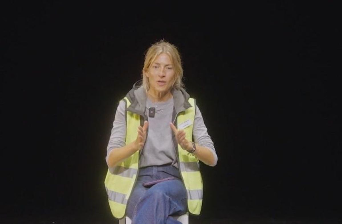 Una de las voluntarias que da su testimonio en el documental.
