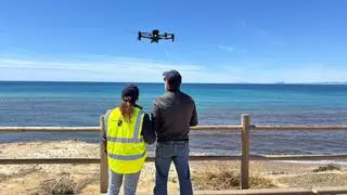 Un dron que rastrea objetivos, nuevo dispositivo para vigilar el mar y las costas de la Región