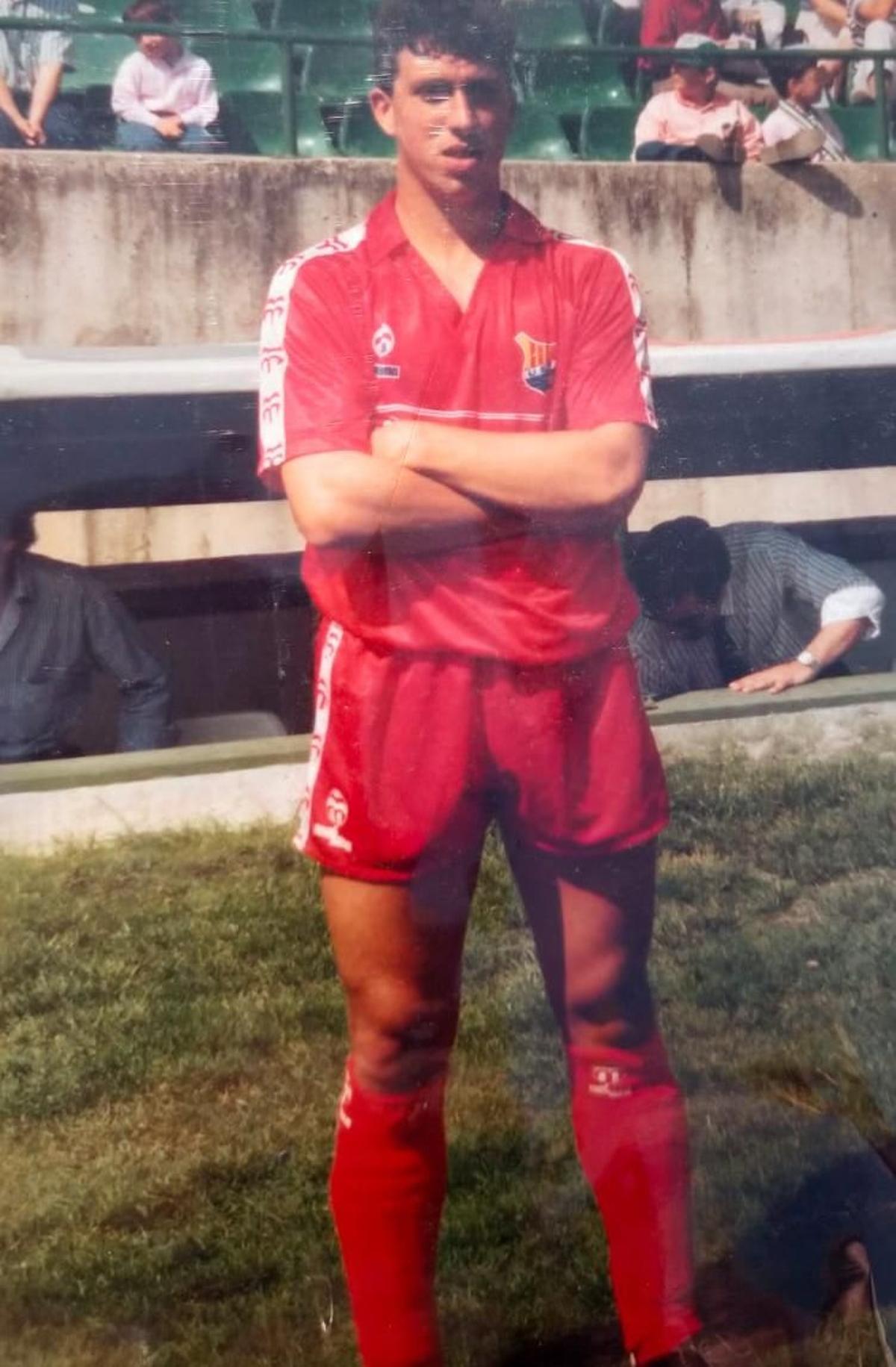 Abans del Betis-Figueres, al Benito Villamarín l'any 1990