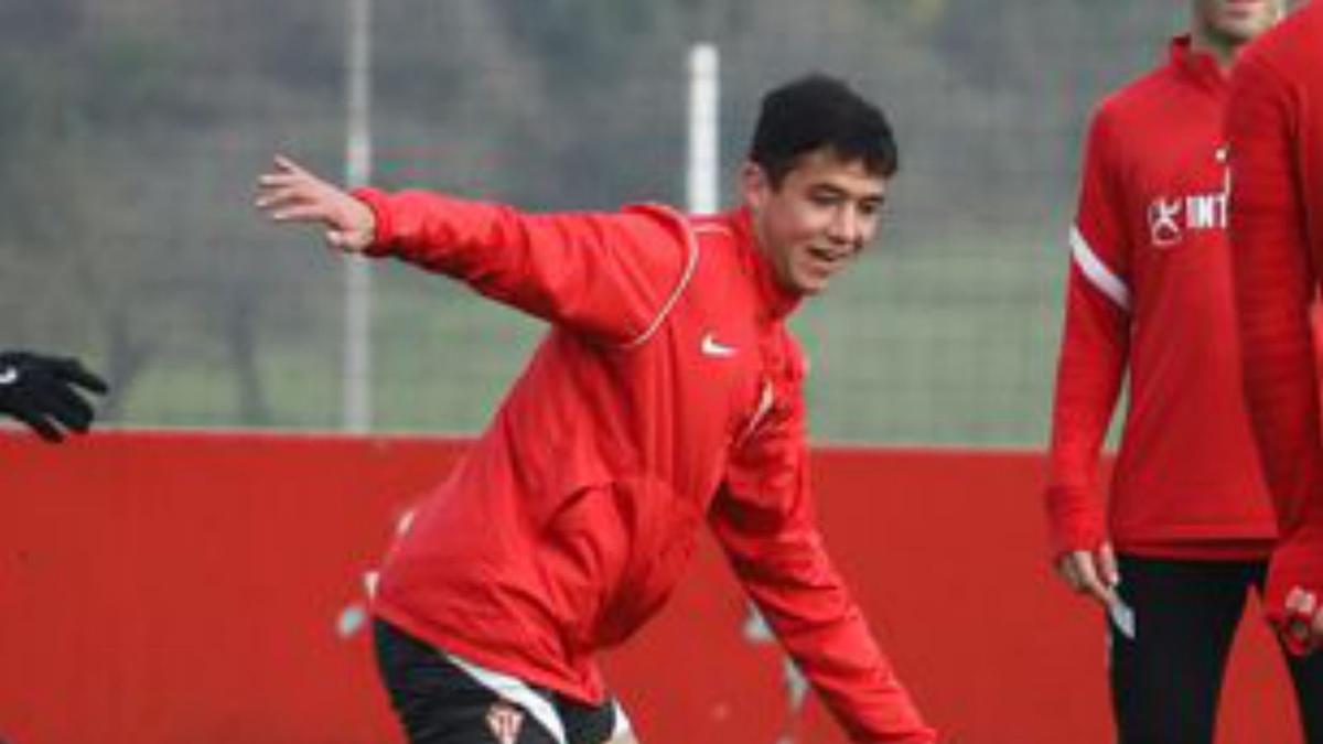 Nacho Martín, en un entrenamiento