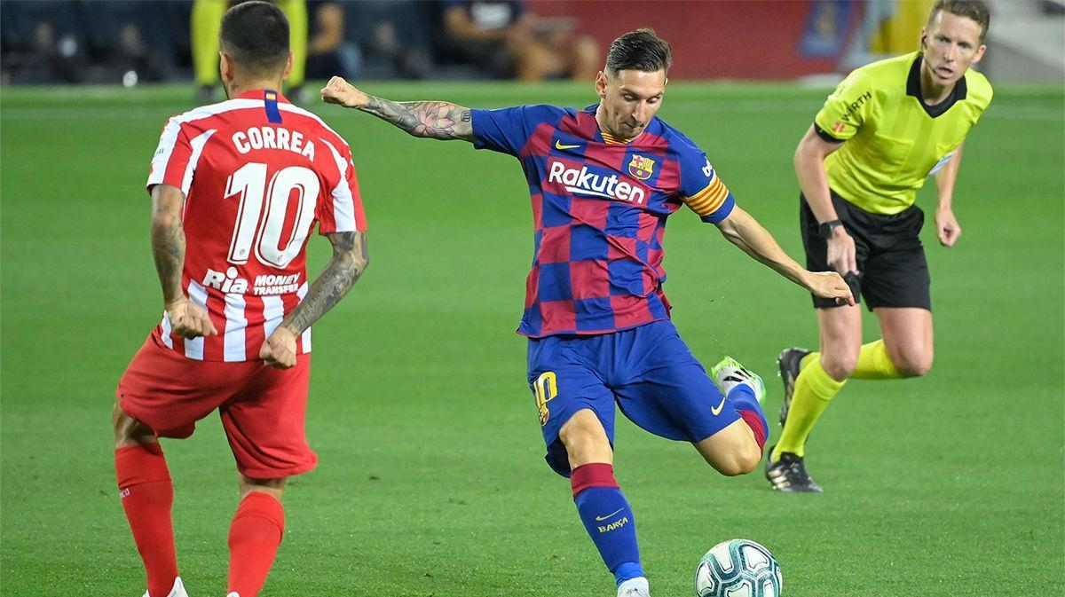 La épica narración del panenkazo de Messi... que no le sirvió al Barça