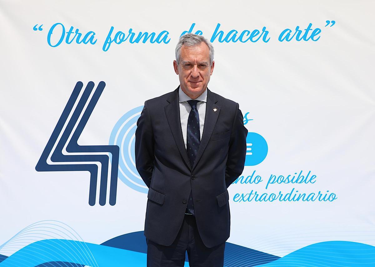 El presidente de Eurocaja Rural, Javier López Martín