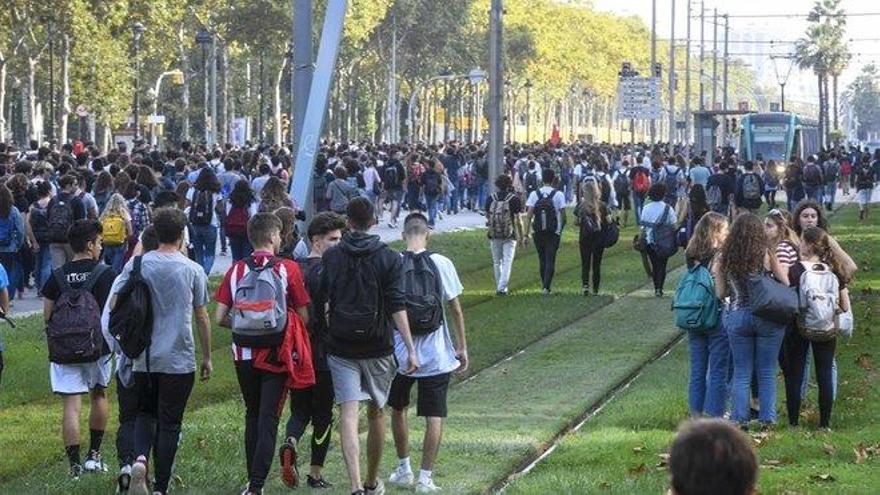 Arrancan las marchas contra la sentencia del &#039;procés&#039;