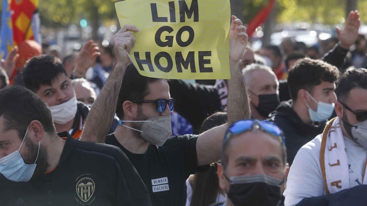 Imagen de la manifestación contra Meriton