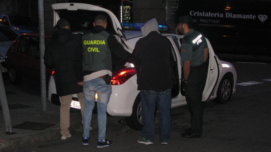 La detención se produjo ayer en Vigo // GUARDIA CIVIL