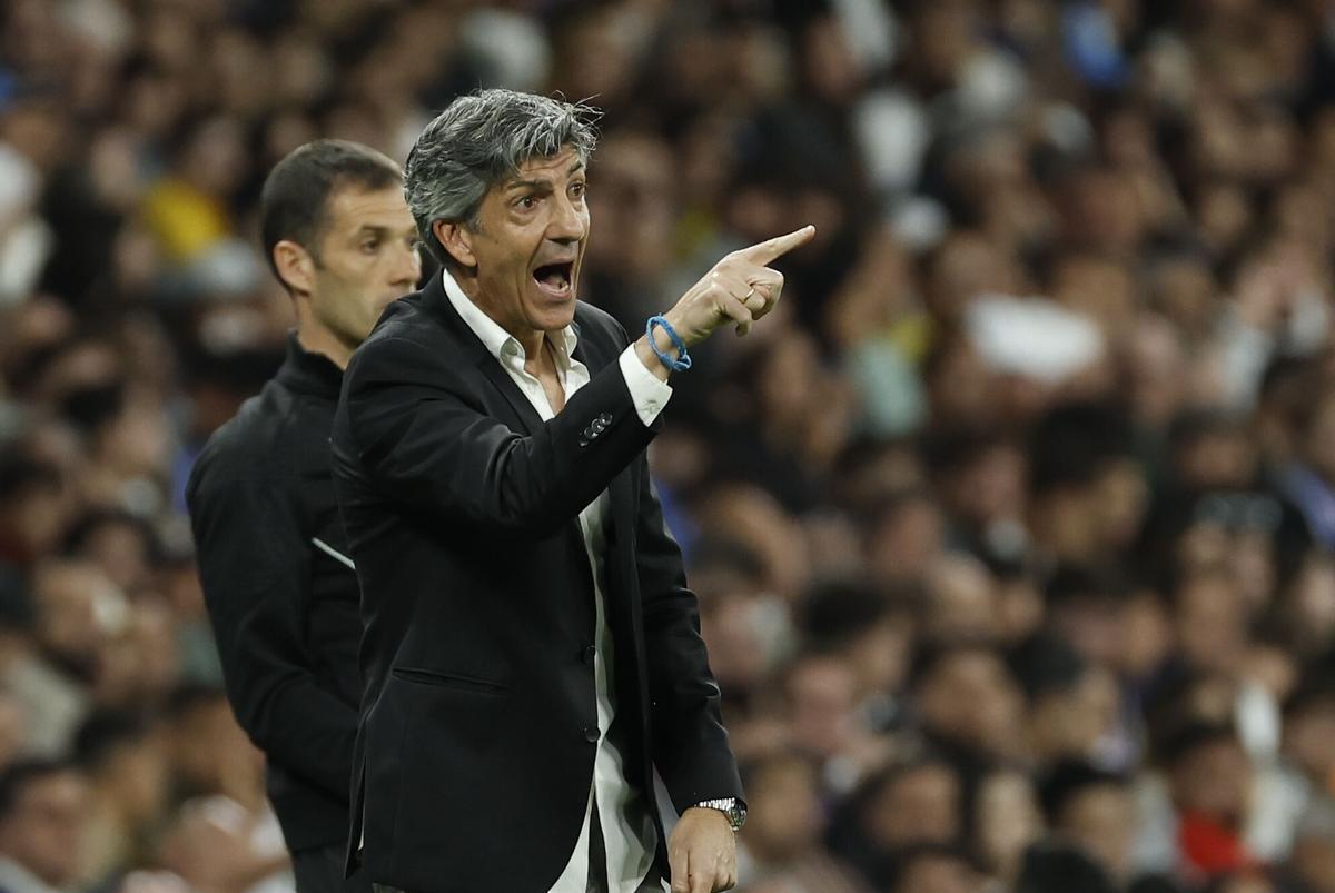 Alguacil, en el partido ante el Madrid