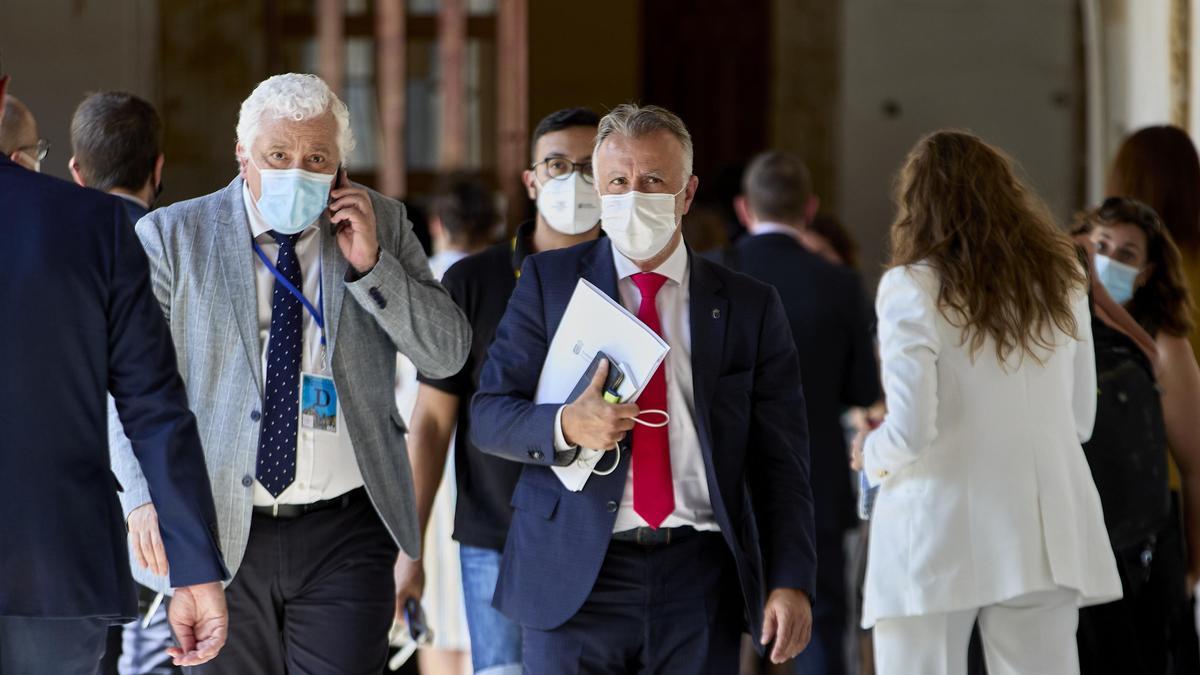 El presidente de Canarias, Ángel Víctor Torres, tras participar en la XXIV Conferencia de Presidentes