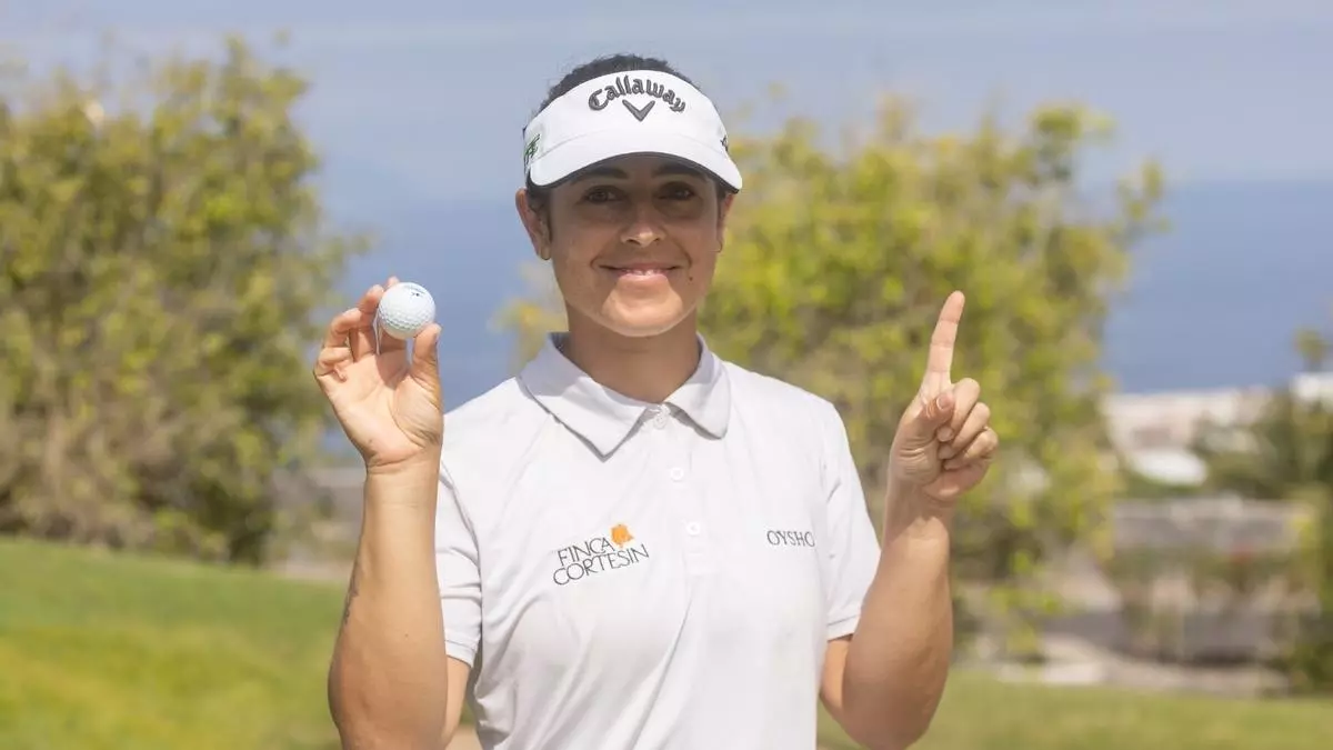 Ana Pelez brilla en Abama Golf y pelear por el triunfo en el Tenerife Womens Open