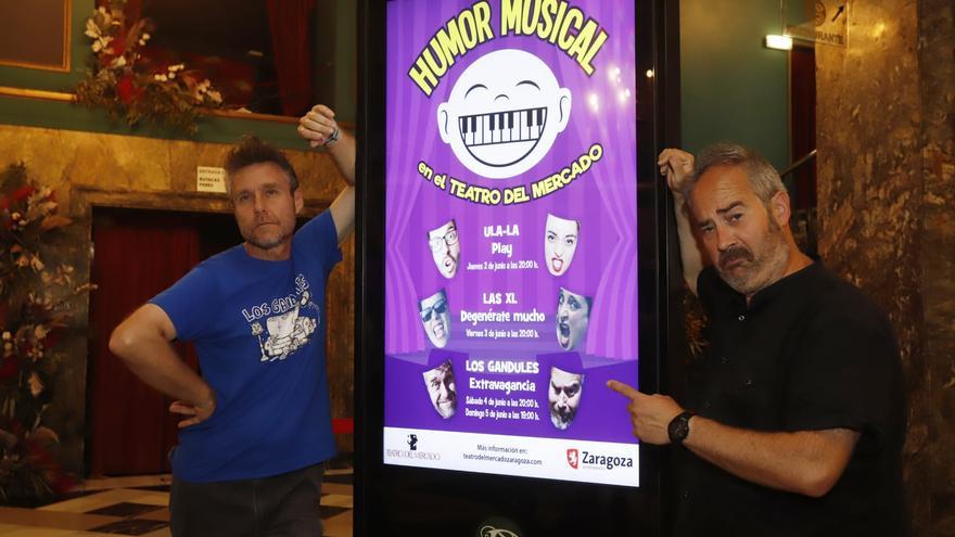 VÍDEO | Presentación del primer festival del humor musical de Zaragoza, con Los Gandules