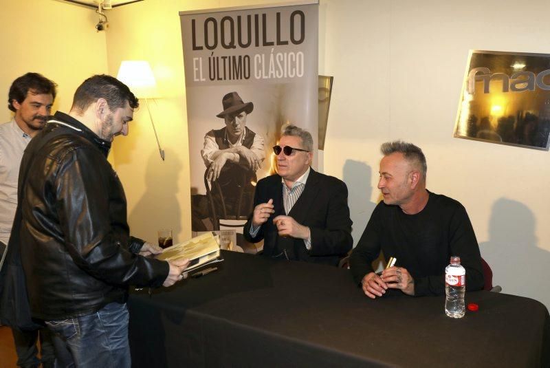 Firma de disco de Loquillo y Laurent Castagnet en Fnac