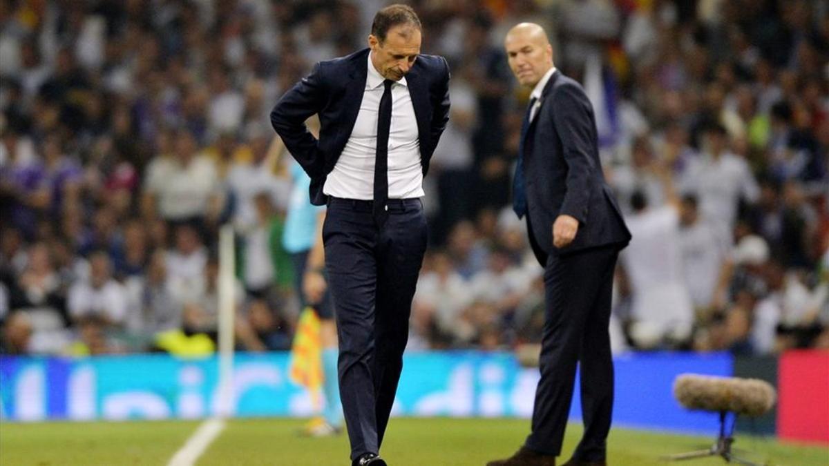 Maximiliano Allegri acabó hundido la final de la Champions League