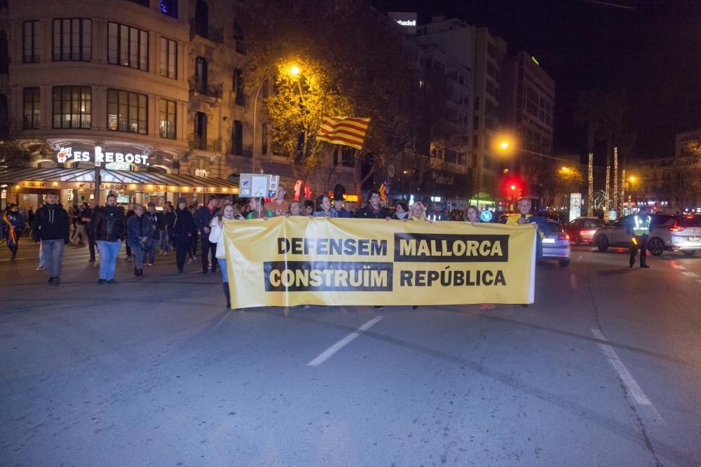 Protest Unabhängigkeit Mallorca