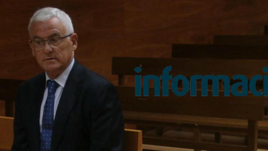Luis Fernando Cartagena, hoy en los juzgados