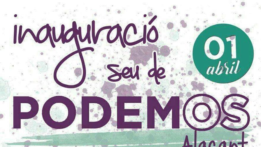 Podemos estrena sede en la ciudad de Alicante